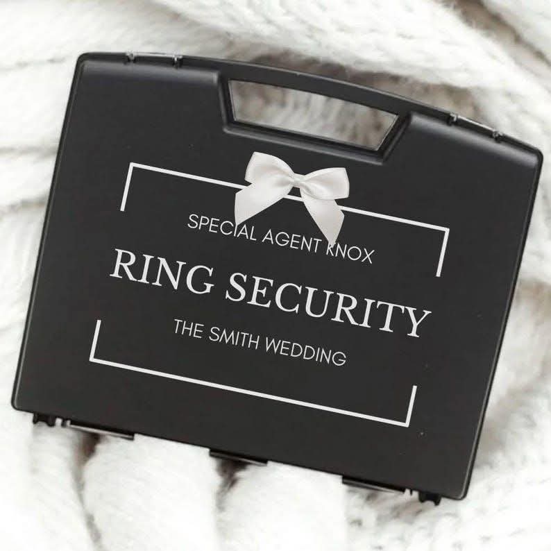 Personalised Ring Security Box
