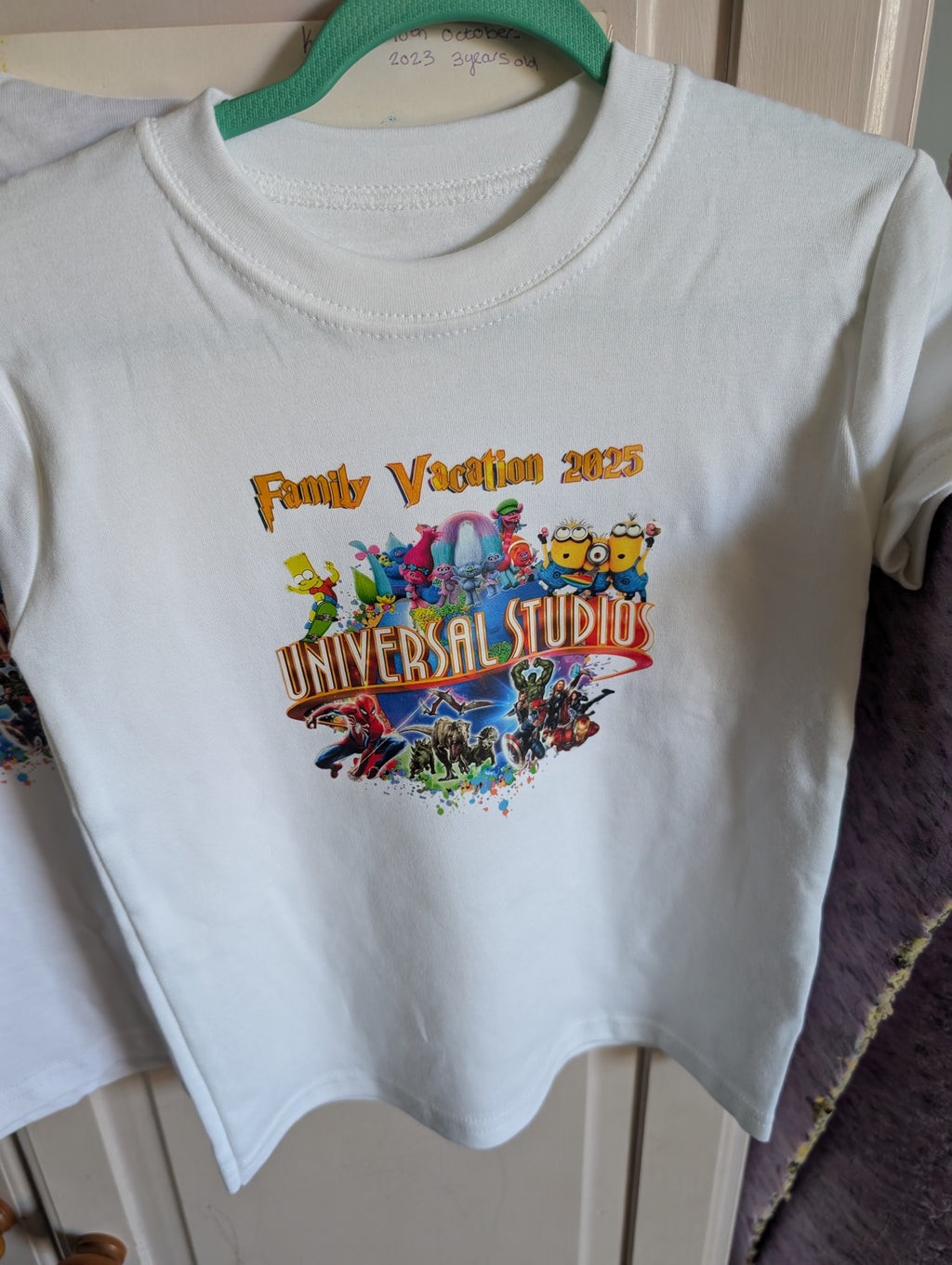 Personalised Family Holiday T-Shirts
