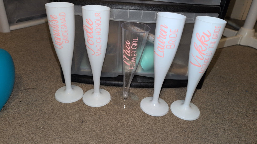 Personalised Champagne Flutes