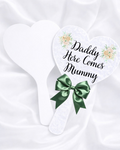 Personalised Acrylic Wedding Heart Paddle
